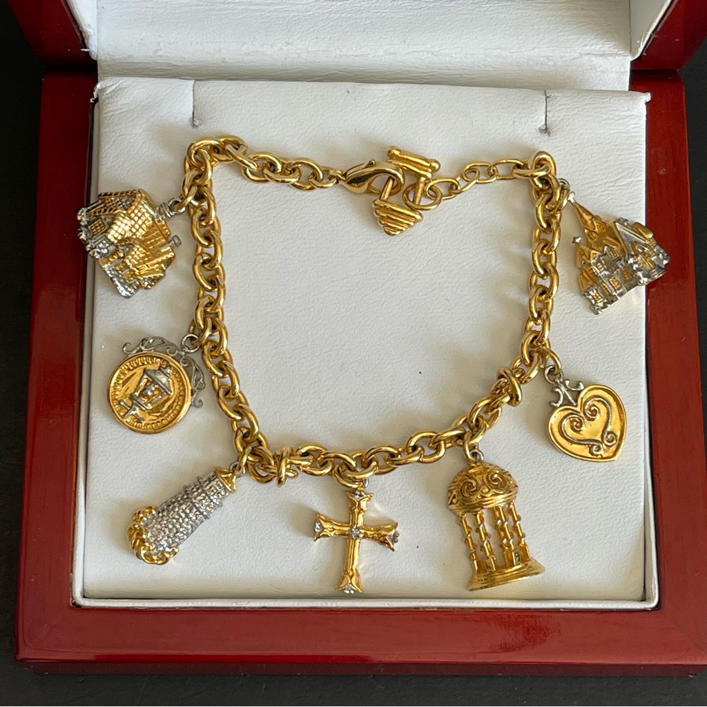 The Bradford Exchange Thomas Kinkade Charm Bracelet.